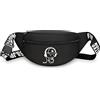 ZodiacZen Tasca sul petto per bambini, sport, cintura da corsa regolabile, 60-120 cm, riflettente, impermeabile, per cellulare e chiavi, 3 modi di trasporto