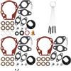 GPJTJROL Kit di ricostruzione carburatore 439071 0439071 for Johnson OMC 1.5 2 3 5 5.5 6 7.5 10 15 18 20 HP Motore fuoribordo for Barche 0382045 0382046 3 Pezzi