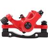 NHABXGDS Freno a Disco per Bicicletta Freno a Disco Meccanico a Tirante Freno a Disco MTB Bike MT200 160mm 180MM Pinza Freno a Disco Idraulico(Black Rear Brake)