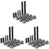 Tuminita 3Set Anteriore Inferiore Molla/Anteriore Superiore Braccio di Controllo Boccola Manicotto Kit di Riparazione per Club Car Precedent Golf Cart 102289901