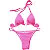 Generico Bikini Donna, Costume da Bagno Donna Curvy, Costume da Bagno Bikini da Donna con Fasciatura A Fascia Costume da Bagno Brasiliano Push Up