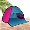Generic Tenda parasole automatica, 1 baldacchino pop-up per protezione della testa, contenitore compatto con schermo, accessorio da campeggio, supporto funzionale per spiaggia, picnic, parco, giardino