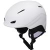 Cryfokt Casco da Sci Regolabile per Uomo Donna Design Elegante Ventilazione Confortevole Casco per Sport Sulla per Sci Snowboard M L (L)