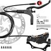 PMAGSYQ Freno a Disco Idraulico per Bici a 4 pistoncini Set Singolo Posteriore Destro o Set Singolo Anteriore Sinistro con rotore da 180 mm 2,3 mm(2PIN Right Rear)
