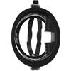 CRAFTHROU Maschera da Immersione in Silicone e Vetro Temperato Anti-appannamento Ampio Campo Visivo , Comoda da Indossare Colore Nero per Snorkeling e Nuoto