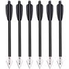 NIKA ARCHERY Bullone a Balestra Frecce in Alluminio da 6,3 con Punta Larga per frecce da Balestra con Bersaglio di precisione a Pistola da 50-80 LBS con Balestra a Pistola