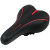Caswynlife Sella per bicicletta da uomo e donna, ampia sella extra imbottita con parte anteriore stretta, ergonomica traspirante con arco di sospensione, confortevole, in pelle PU, 24 x 15 cm
