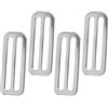 WOVEBIUS 4 x Scuba Diving 5,1 cm cintura scorrevole in acciaio inox Stopper Keeper