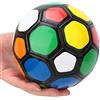 VBESTLIFE Calcio, Pallone da Calcio per Bambini, Allenamento con Controllo di Precisione, Pallone da Cucito per Bambini, Misura per n. 2, da Allenamento Colorato all'aperto per Giochi Scolastici