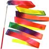Generico Kinder Tanzband Mit Stab, Regenbogen Farbverlauf Ballett Streamer Band Für Rhythmus Bewegung Training, Tanzspielzeug Vorschule Sommerlager Spielzimmer Homeschooling Club Geburtstagsfeier Party Sport G