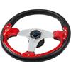 NITAGO Volante per Barche 3/4 Wheel & Hub di Sterzo Marino in Alluminio Sportivo, Rosso12