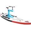 udneondhe Bicicletta acquatica gonfiabile con una portata di 100 kg, barca gonfiabile con sedili regolabili, kayak gonfiabile per fiumi, oceani, laghi
