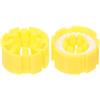 HOMSFOU Accessori Pezzi 2 di Giubbotti Salvataggio Gonfiabili per Bobina Plastico Giallo Resistente Facile da Trasportare per Attività Acquatiche ed Emergenze