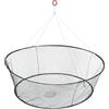 Generico Rete da Pesca in Acciaio e Nailon Pieghevole Portatile Verde Rete Trappola Versatile per Gamberi e Piccoli Pesci per Pesca e Crabbing