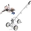 TYYZDM Macchina Traccialinee con Pistola A Spruzzo E 5 Ugelli, Traccialinee for Vernice Fredda A Spinta Manuale, Segnalatore di Parcheggio Airless for Piste E Segnaletica Orizzontale