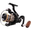 Nutup Mulinello da pesca in metallo per uso pesante: design senza lacune con cuscinetti in acciaio inossidabile e manopola in legno per serie LD1000-LD7000 (A- LD1000)