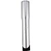 WOVEBIUS Adattatore per manubrio della bicicletta, senza filettatura, 22,2-25,4 mm, argento, 25,4 mm