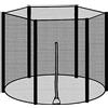 ELzEy Rete di Sicurezza for Trampolino, con Cerniera Diametro 1,83 Metri, 3 Gambe e Anticaduta Resistente a 6 Poli for for Bambini