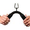 Lunaobrik V Grip Cable Attachment - Solid Steel Tricep Bar for Row Workouts