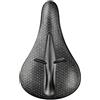 Caswynlife Comoda sella in silicone con 3D, extra spessa, antiscivolo, impermeabile, per mountain bike, bici da strada, pad 7,09 x 10,63 (nero)