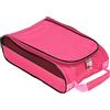 Rcniso Borsa per Scarpe da Portatile in Nylon Rosa Borsa per Scarpe Traspirante di Grande capacità per Golfisti Materiale: Nylon Dimensioni: 12,8x8,1x4,9 Pollici