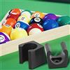 Haofy Portacanna da Pesca in Plastica Resistente da 10 Pezzi per L'organizzazione della Piscina da Biliardo, Clip per Stecca Leggera e Portatile, Design Salvaspazio (clip centrale)