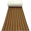 Levemolo Tappeto Antiscivolo in Eva Marrone 45x240cm per Barca Funzione Ammortizzante e Isolamento Acustico, per Decorazione Ponte Yacht Pratica e Resistente