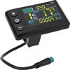 Vvikizy Pannello Display LCD per Bici Elettrica Impermeabile con Pannello di Controllo in Costruzione ABS e Acrilico per Accessori di Modifica Al Litio per Scooter Elettrico 24V 36V 48V