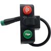 RichVibe 22 mm 3 in 1 Interruttore Manubrio per Elettrico per Bicicletta e Scooter con Segnale di Girata Clacson Controllo Luce 5 Pin Connettore Impermeabile 7/8 Pollici Bar Nero