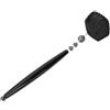 Haofy Accessorio per Stecca da Biliardo Compatto 2 in 1 Copri Gesso da Biliardo e Pungiglione per Giocatori di, Plastica Robusta, Scegli o Argento, 18 Cm (BLACK)