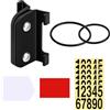 Generico Cycling Race Number Holder Bike Mount For Road & Bikes