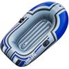 FUBESK Kayak gonfiabile 1-2 persone, spessa barca a prova di perdite in PVC da 35 Mil con cuciture a doppio strato, zattera da pesca stabile con doppie valvole Lake River