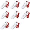 Tuminita 8X Interruttore Un Galleggiante per Pompa di Sentina Automatico 12V 24V o 32V per Barca Yacht Caravan Pesca Marina Pompa Acqua Auto sopra/off