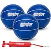 GoSports Palloni da basket per piscina, confezione da 3 - ideali per canestro da basket galleggiante, colore rosso o blu