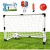 Generico Kids Soccer Goal Set Football and Basketball Scoring Game