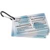 Generic Guida per nodi da pesca, 6 pezzi, impermeabile, 8,9 x 5,1 cm, strumento di istruzioni in ABS per 12 nodi, kit di pratica per principianti, pesca in riva al lago