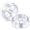 PETERMALLON 0,47mm/100m Filo da pesca monofilamento in nylon trasparente,Filo da pesca monofilo,Linea di pesca in nylon solido,per trota,carpa,pesce,lucioperca o decorazioni appese