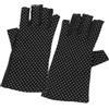 Zerodeko Guanti da Sole Mezza Dita per Donna Protezione UV in Cotone Ultraleggero Antiscivolo, per Guida e Arrampicata, Confezione da 1 Paio