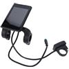 Generic Pannello Display LCD a Colori per Misuratore Bici Elettrica per Scooter USB 24V 36V 48V 60V Connettore Universale 5P Resistente All'acqua