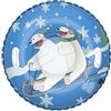 Genérico Slittino gonfiabile da neve, slittino invernale in PVC resistente, gioco da neve all'aperto per bambini, ragazze, bambini, familiare per campeggio, immersioni
