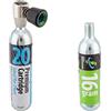 Genuine Innovations G2673, AirChuck, Leggera, Pompa a CO2 per Bicicletta, Peso 16g