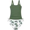 Generico Bikini Ragazza,Costume da Bagno per Ragazze Due Pezzi Bikini Tankini Costume da Bagno per Ragazzi Costume da Bagno per Ragazzi con Bralette E Slip
