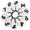 Zpengtai Coprimazze Da Golf 10 Pezzi Golf Copri Testa In Ferro Neoprene Impermeabile 4 5 6 7 8 9 Cunei PASX Club Protector Forniture Da Accessori