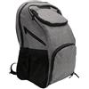 Generic Zaino da Bowling di Grande capacità con Scomparto per Scarpe e Tasche Multiple per Uomo e Donna in Tessuto Oxford Grigio 50x30x28 Cm