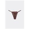 Tezenis Perizoma Con Fianchetto Tanga Perfect Harmony Donna Marrone