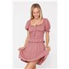 Tezenis Gonna Corta In Tela Crepe Donna Rosa
