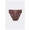 Tezenis Slip Pizzo Perfect Harmony Donna Marrone