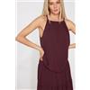 Tezenis Canotta Regolabile In Tela Crepe Donna Rosso
