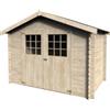 DÉCOR ET JARDIN Casetta in legno da giardino decor et jardin flodova in abete bianco nordico 317x213x232 cm