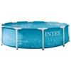 Intex Piscina fuori terra con struttura rotonda intex frame beachside azzurro 305x305x76 cm - cod. 28206nd